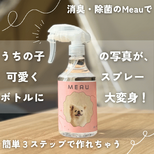 オリジナル写真入りスプレーボトル